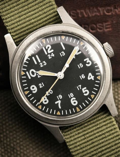 military wristwatches.